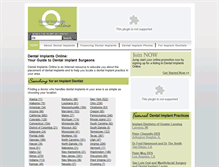 Tablet Screenshot of dentalimplantsonline.com